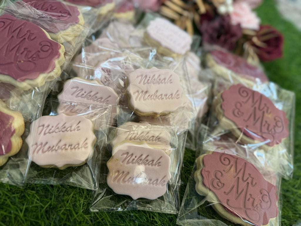 Nikkah Mubarak and Congratulations Cookies