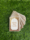 Islamic Dua Cards – Pocket Prayer/ Quran Reminder Set | Muslim Gift for Kids/ Adults