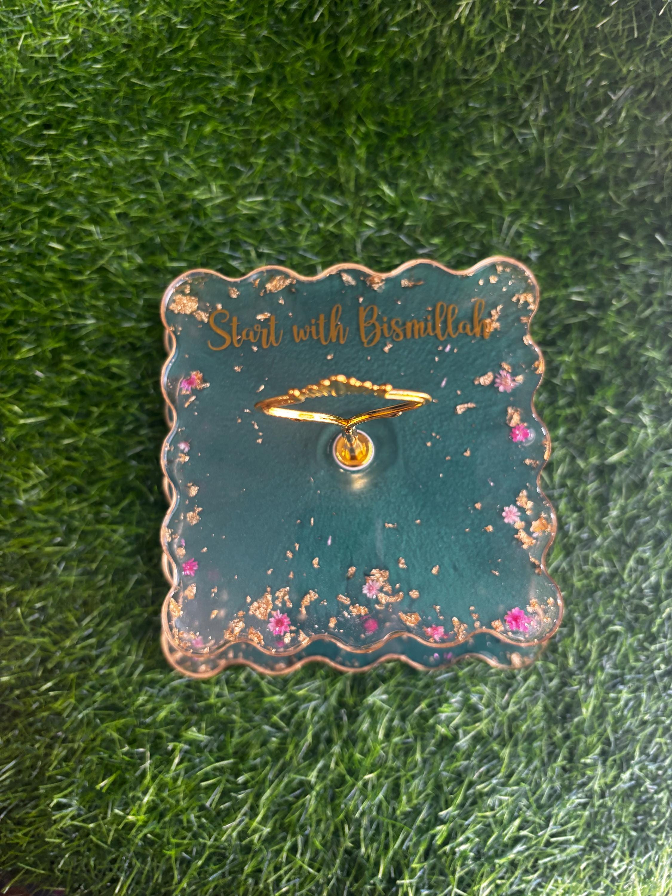 Handmade Resin Tiered Tray – 2-Tier/ 3-Tier Dessert Stand for Cakes, Sweets & Decor