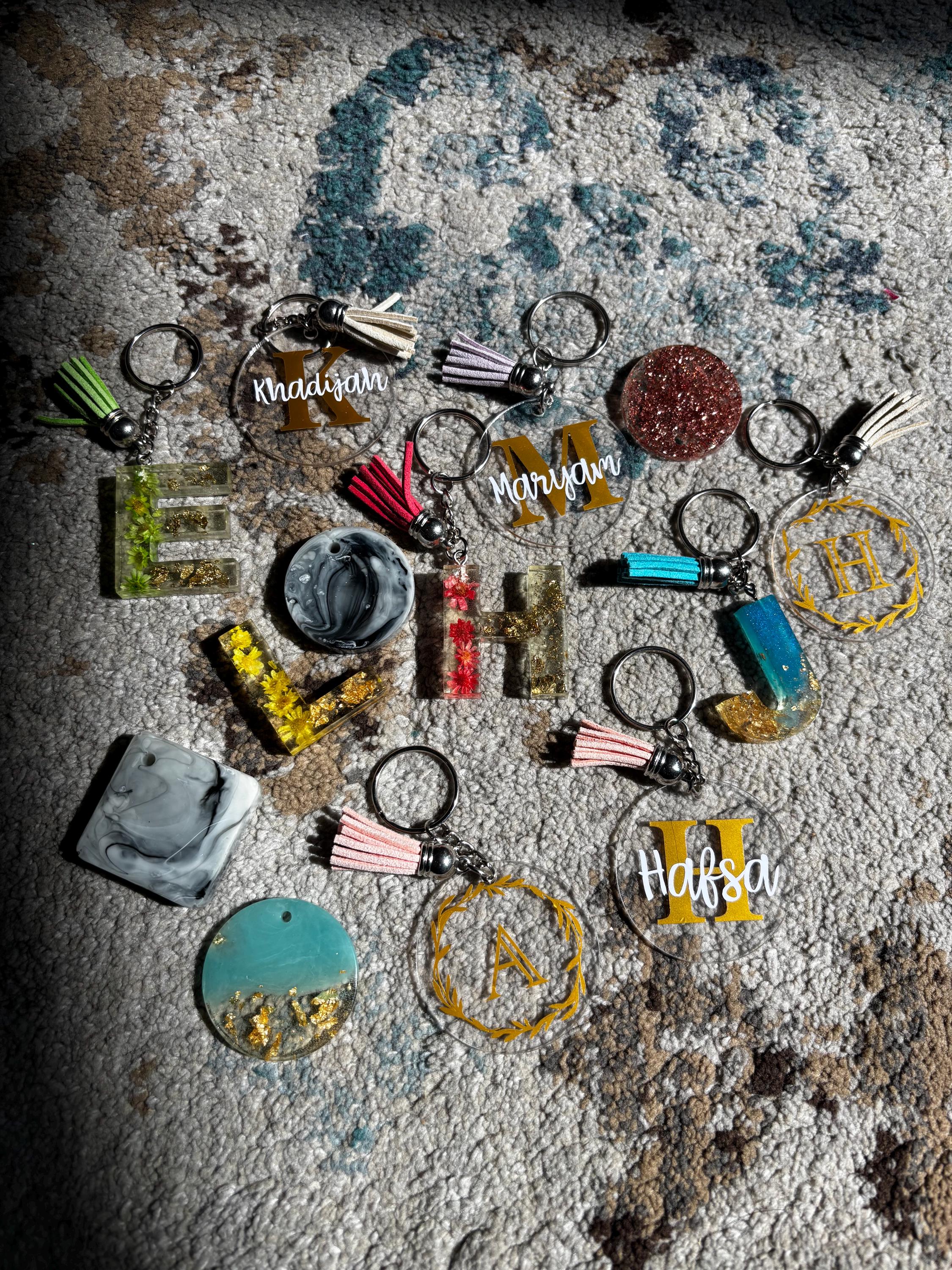 Handmade Resin Keychain or Bookmark: DIY Craft Supplies