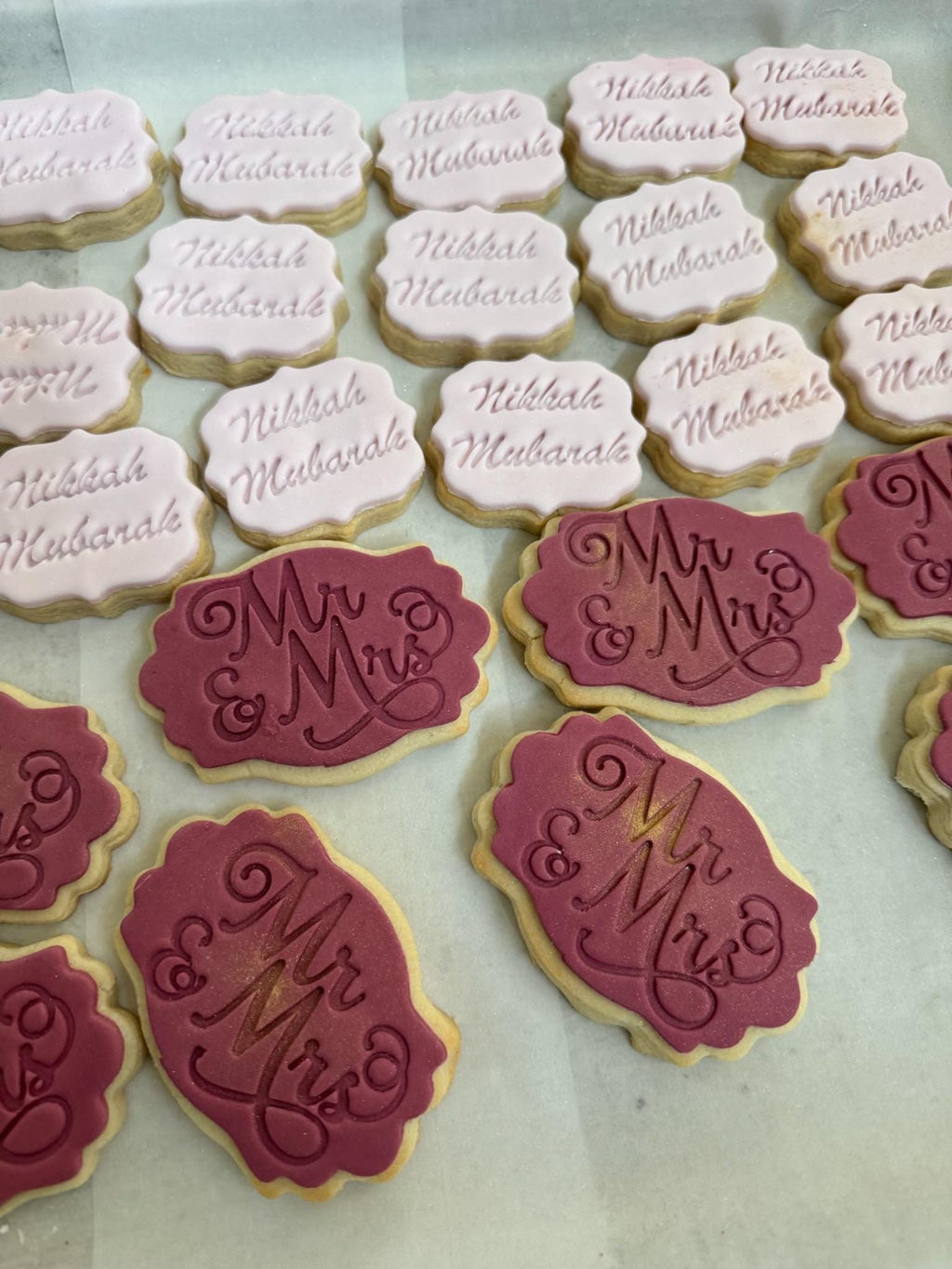 Nikkah Mubarak and Congratulations Cookies