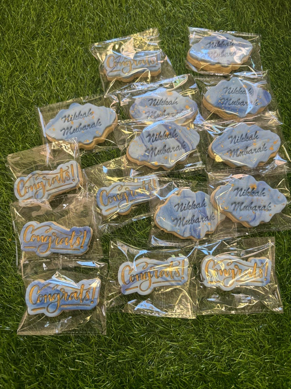 Nikkah Mubarak and Congratulations Cookies